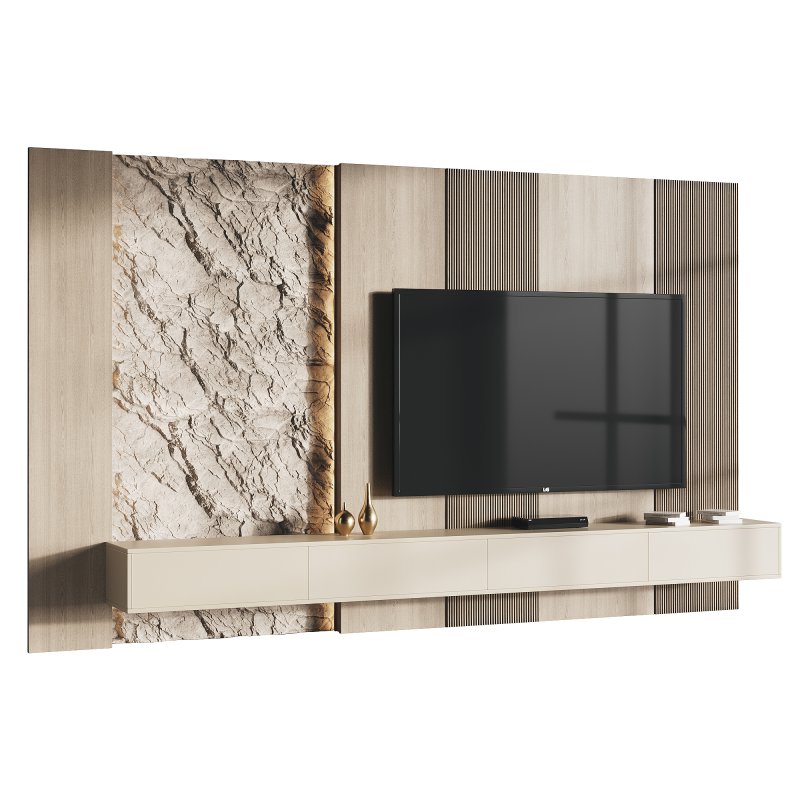 Modern TV Wall 11 - Image 1
