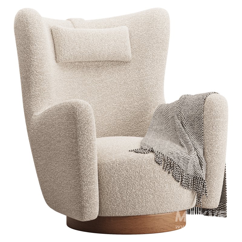 Colette Swivel Armchair - Image 1