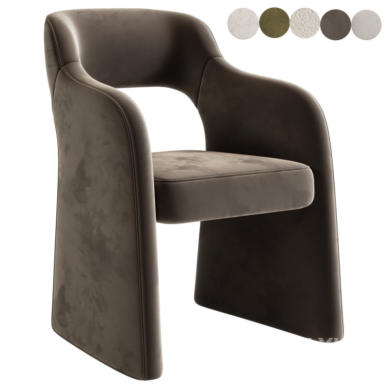 Fintan Boucle Dining Chair - Image 6