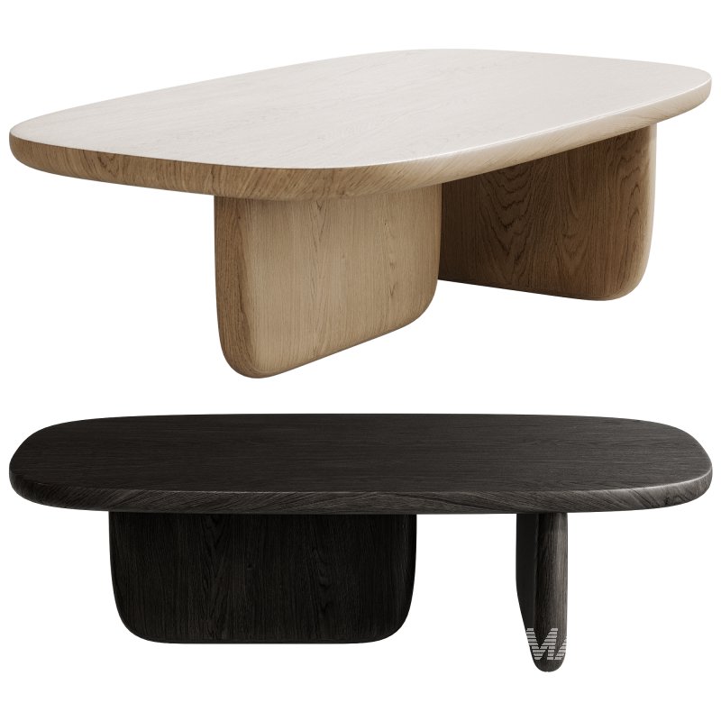 Litfad Scandinavian Coffee Table - Image 2