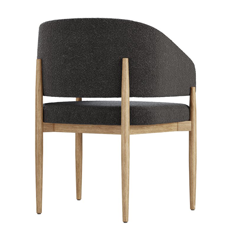 EVA FABRIC DINING ARMCHAIR - Image 5