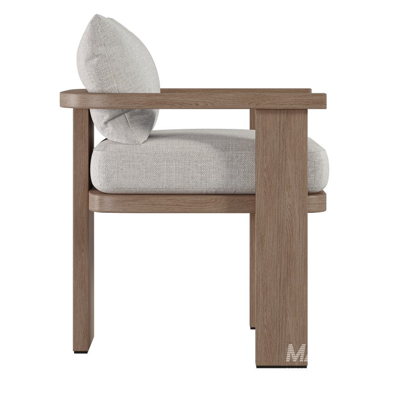 Tahana Outdoor Dining Armchair-fourhands - Image 4