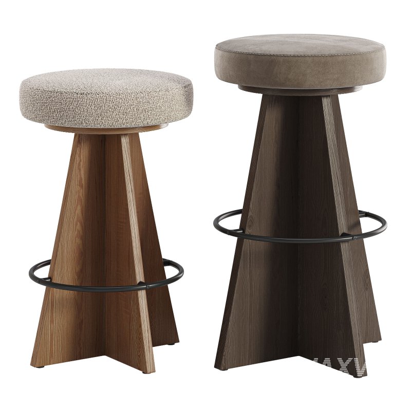 Damon Swivel Bar & Counter Stool-Fourhands - Image 1