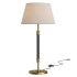 Viator Wrapped White Leather Table Lamp - Thumbnail 3