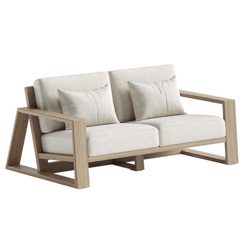 Canyon Outdoor Teak Sofa - Image 5