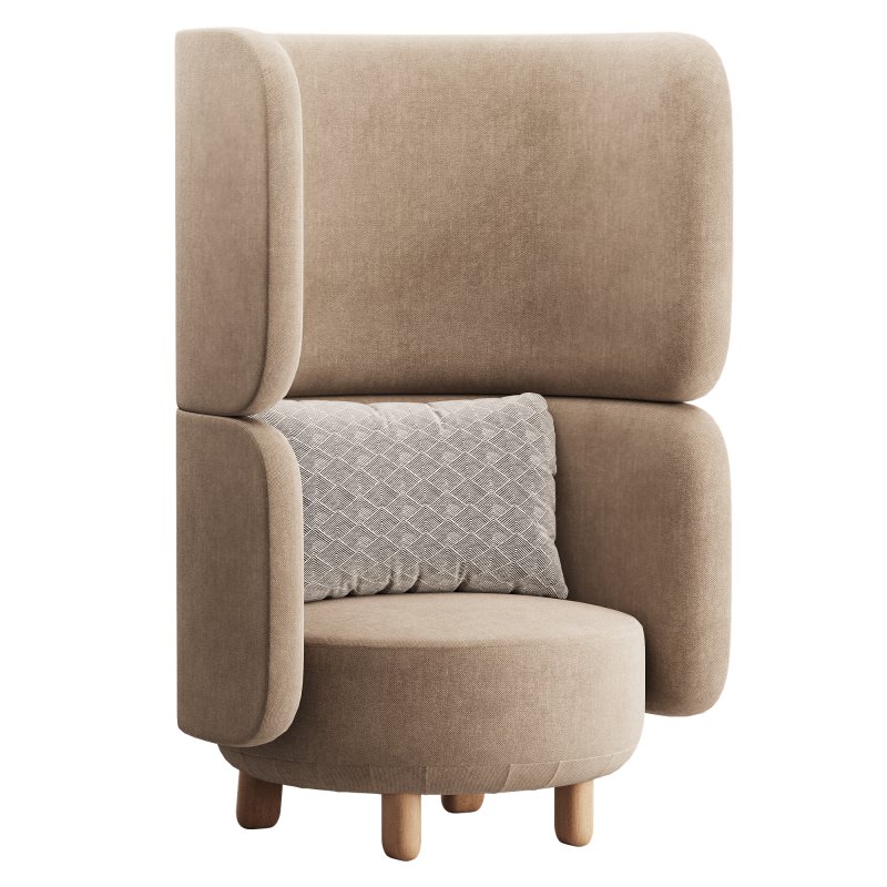 Armchair Here Nearby Space 2 Yellow - Image 3