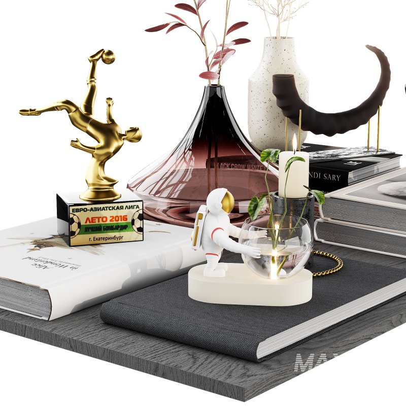 Decorative_set_with_Astronaut_Hydroponic_Vases_Glass - Image 5