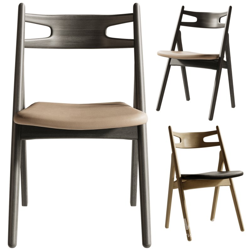 CH29P Sawbuck Chair - Image 10