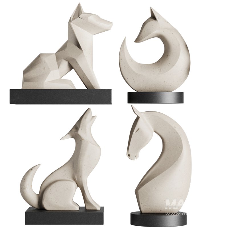 Animal Sculpture Set1 - Image 8