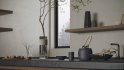 Modern living room and dining room kitchen interior scene - Thumbnail 3