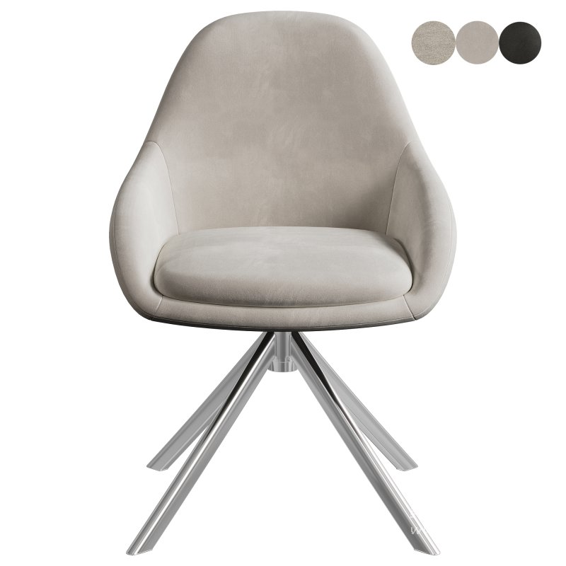 Kiana Chair Velvet Blue - Image 2