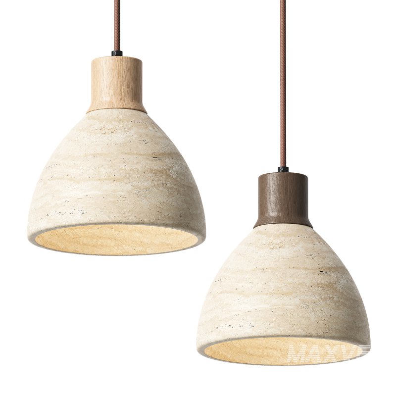 Traditional Japanese Round Half Pendant Lamp - Image 1