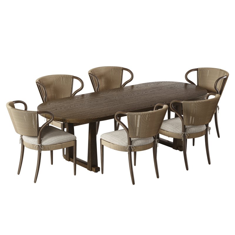 Amira Armless Dining Chair & Ayla Dining Table - Image 2