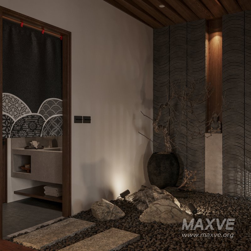 Japanese Living Room Dining Room Bedroom - Image 6