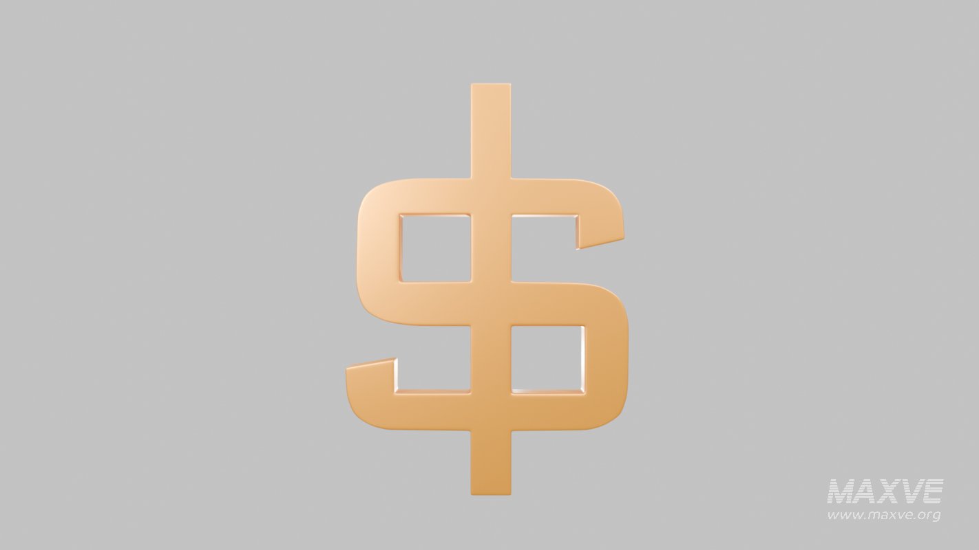 $ Symbol Keychain - Image 4