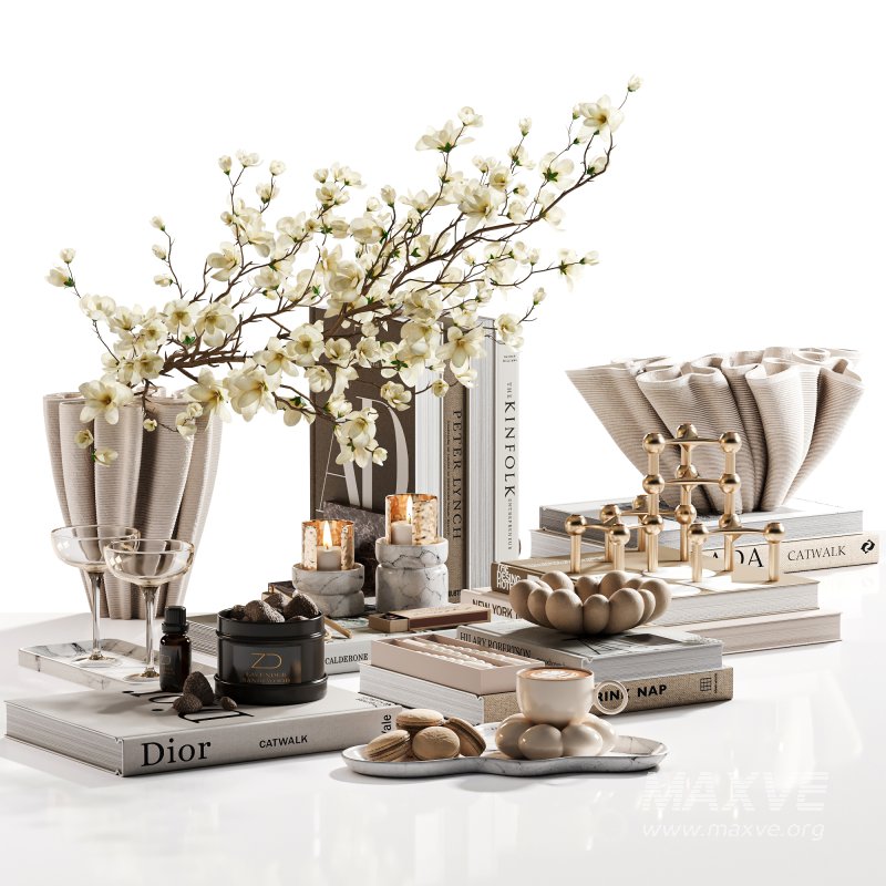 Organic_Forms_Tabletop_Styling_With_Magnolia - Image 2