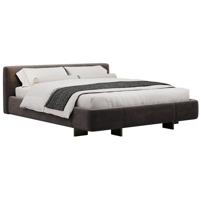 Yves Double Bed By Minotti - Image 2