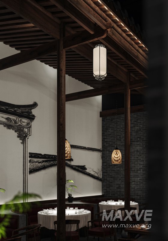 Night Chinese restaurant - Image 2