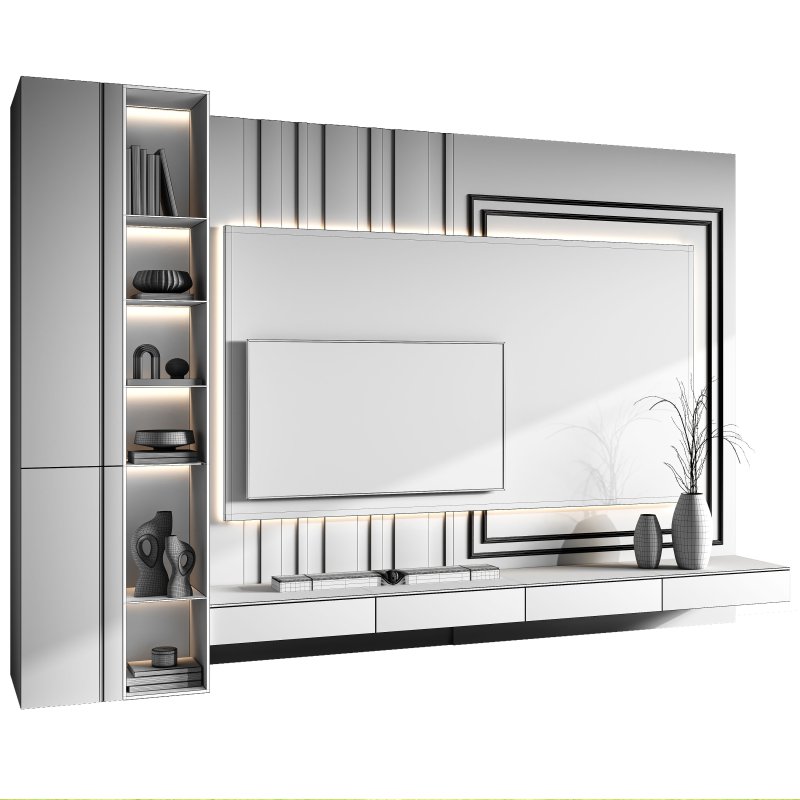 TV Wall-Set 01 - Image 6