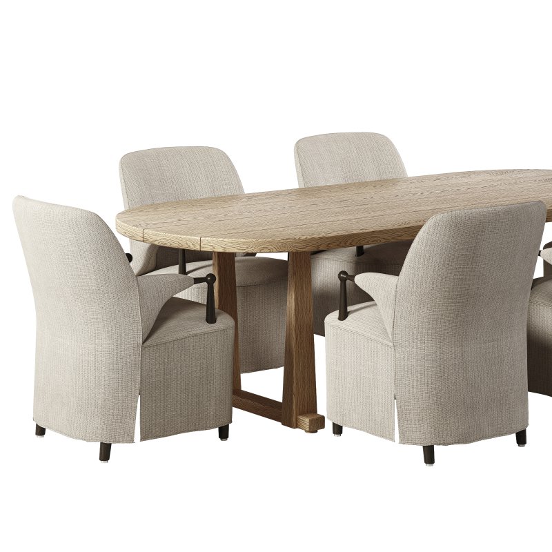 Brently Chair & Ayla Dining Table-Fourhands - Image 4
