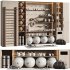 Home Gym Wall Rack with Equipment 04 - Thumbnail 1