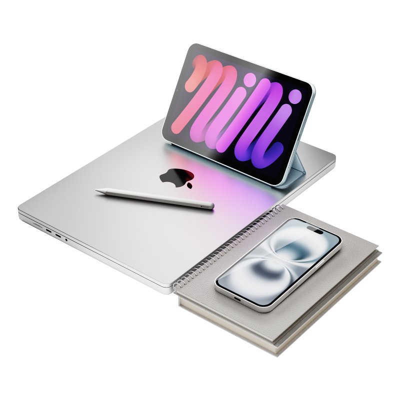 Set of Apple equipment 03 - Image 1