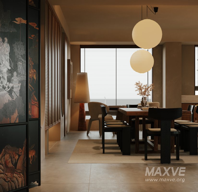 Luxurious living room and dining room kitchen - Image 11