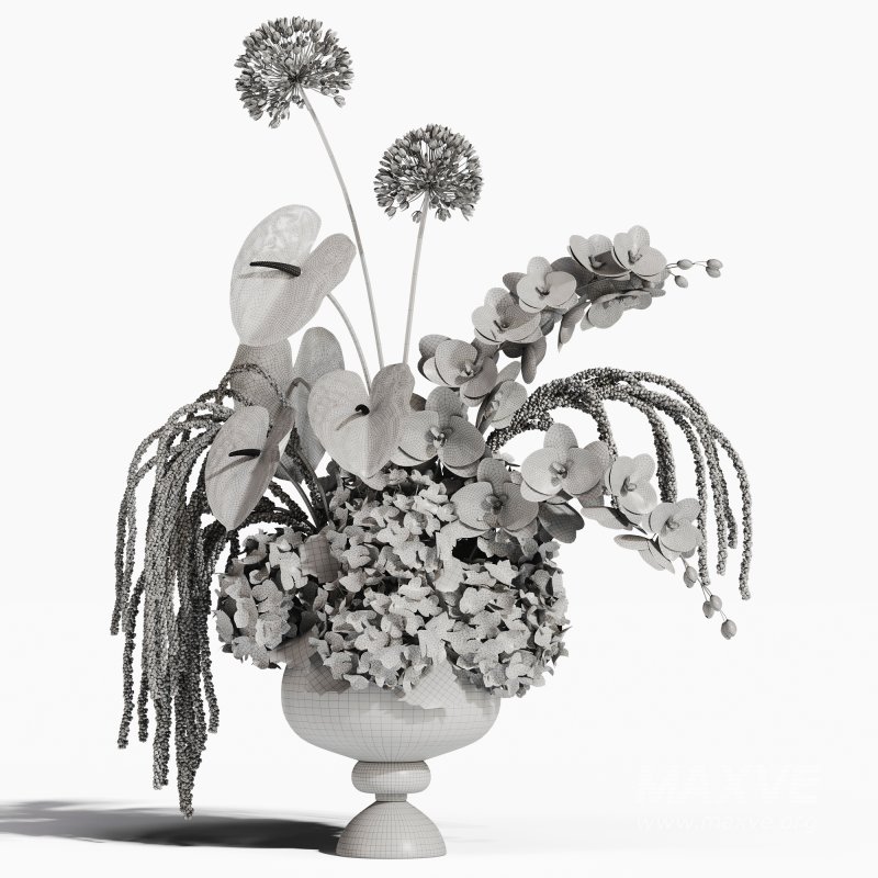 CalmGreen Floral Scene - Image 1