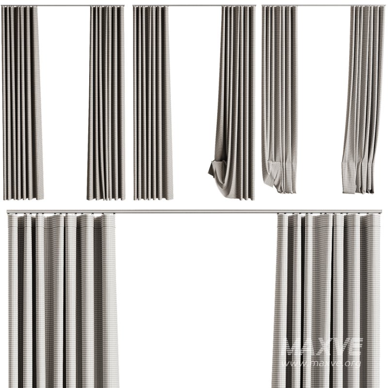 Shower curtain with hidden ceiling cornice - Image 6