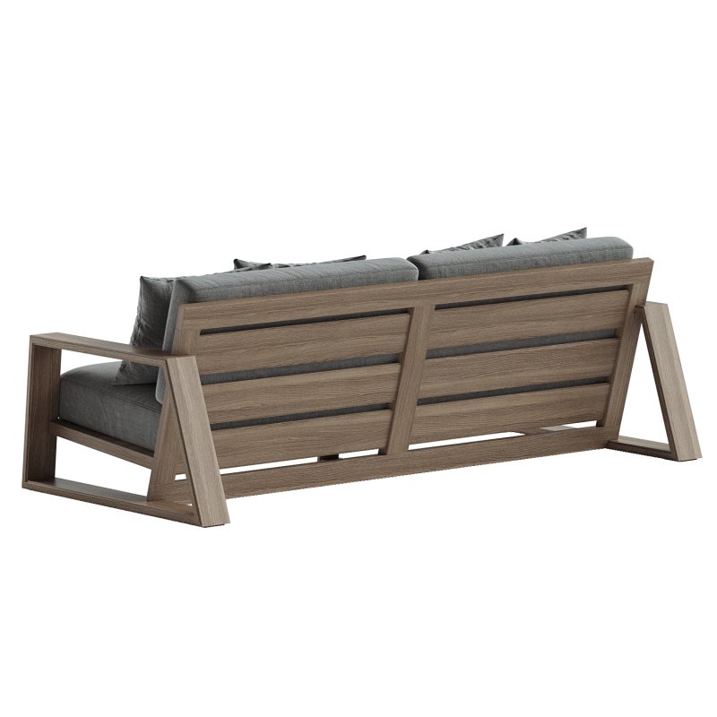 Canyon Outdoor Teak Sofa - Image 4