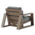 Canyon Outdoor Teak Lounge Chair - Thumbnail 4