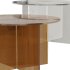 Iris Glass Coffee Table - Thumbnail 4