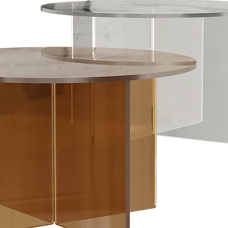 Iris Glass Coffee Table - Image 4