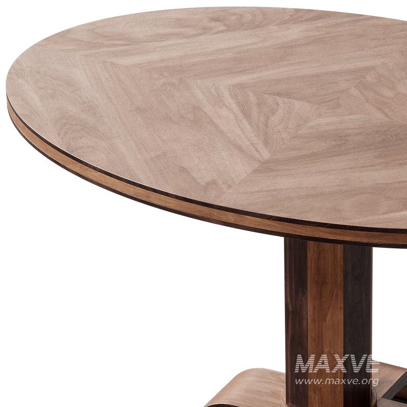 1930s Swedish Oval Pedestal Table - Image 6