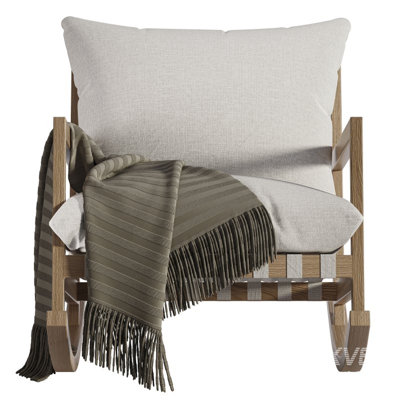 Aiken Outdoor Rocking Chair-fourhands - Image 2