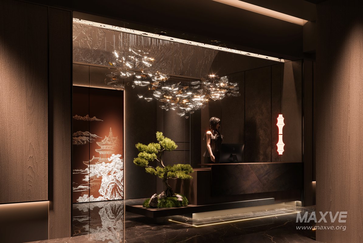 Chinese Reception hallway - Image 2