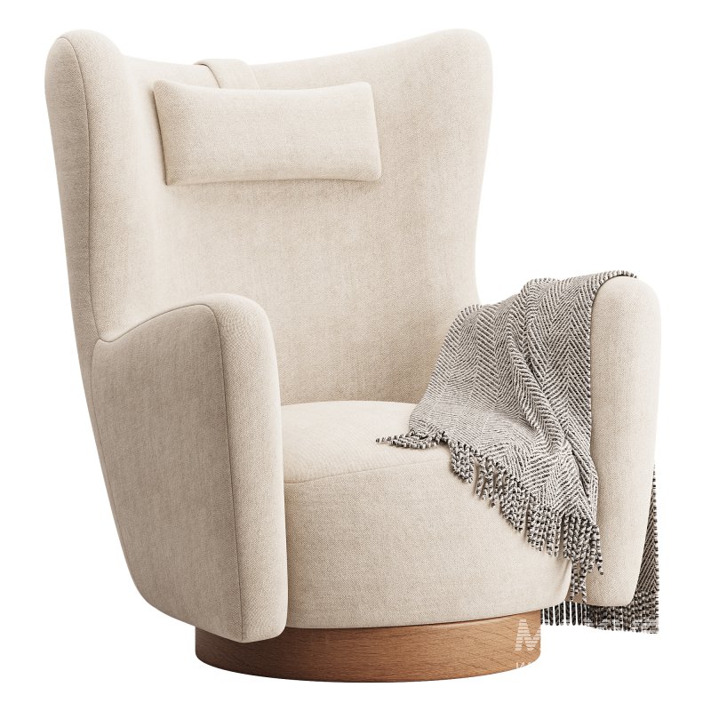 Colette Swivel Armchair - Image 3