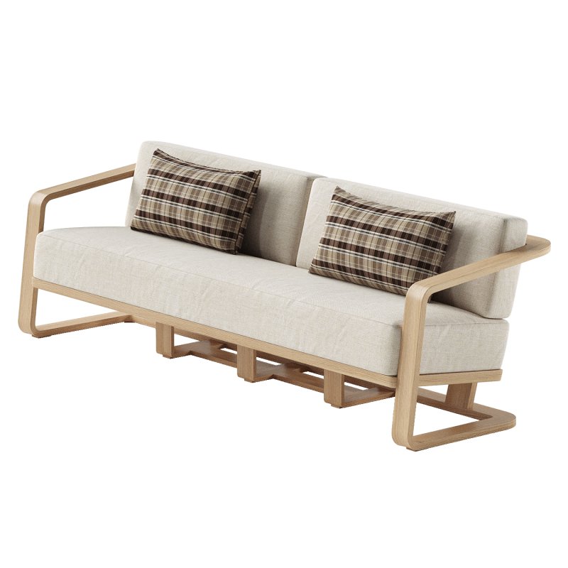 Sonoma Outdoor Teak Sofa - Image 4