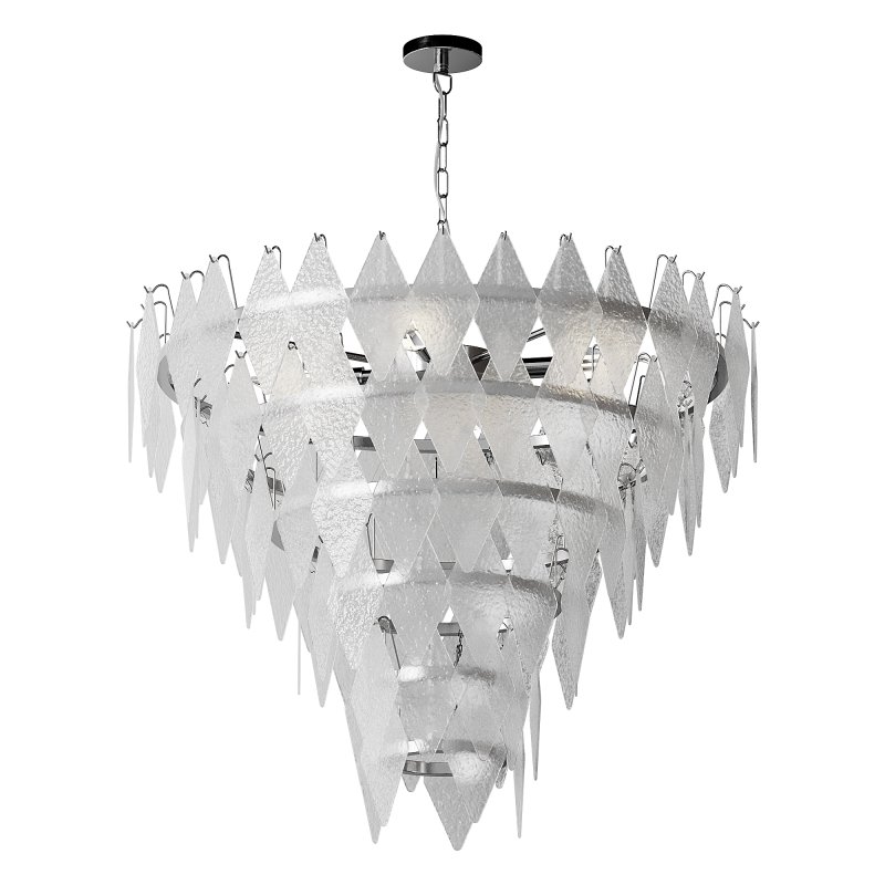 Rhombus Chandelier Antique Brass L light - Image 6