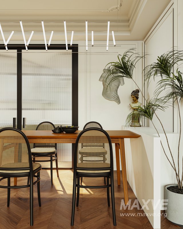 Luxurious living room and dining room - Image 3