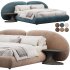 Memoria King Bed By Natuzzi - Thumbnail 4