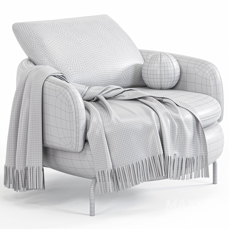 Vivienne Armchair 1 By Minotti - Image 7