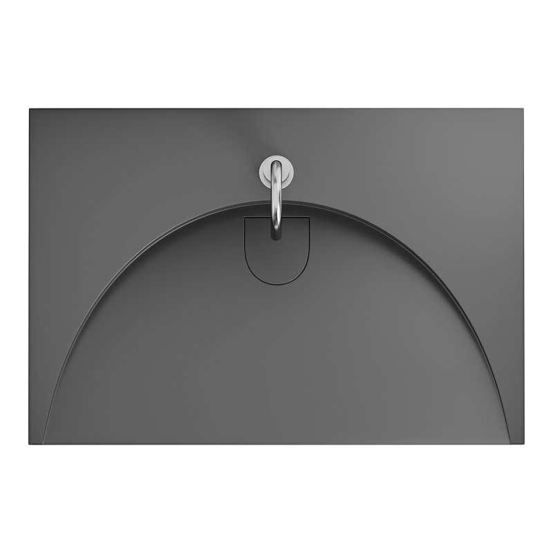 White Stone Flat Washbasin - Image 8