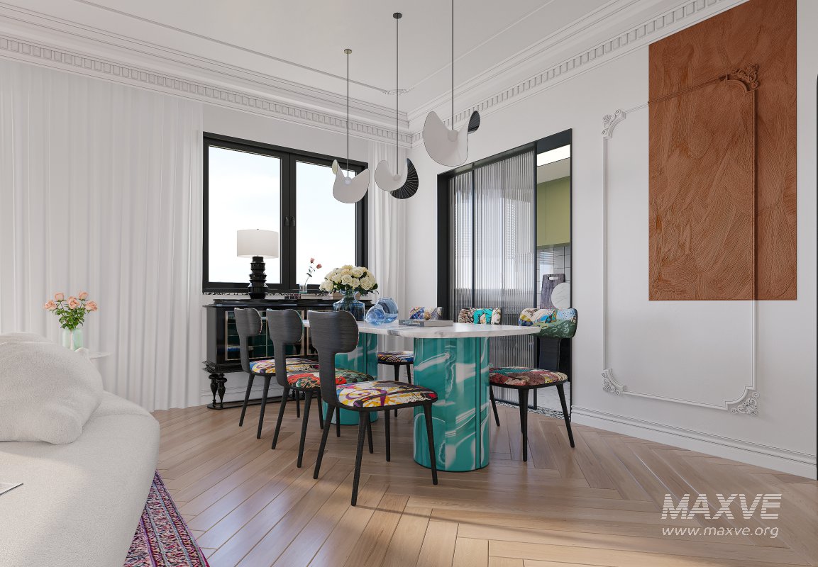 Luxurious living room and dining room bedroom - Image 7