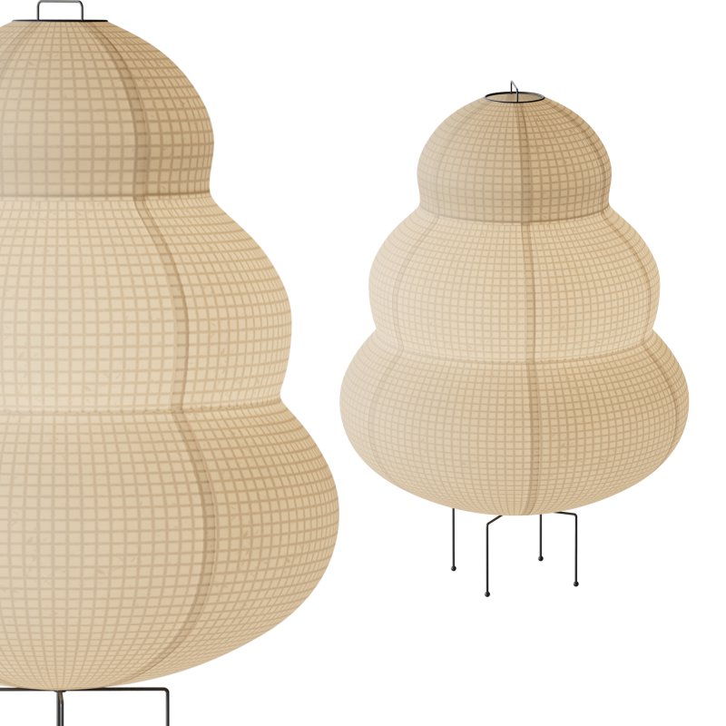 Japanese Paper Floor Lamp - Image 6