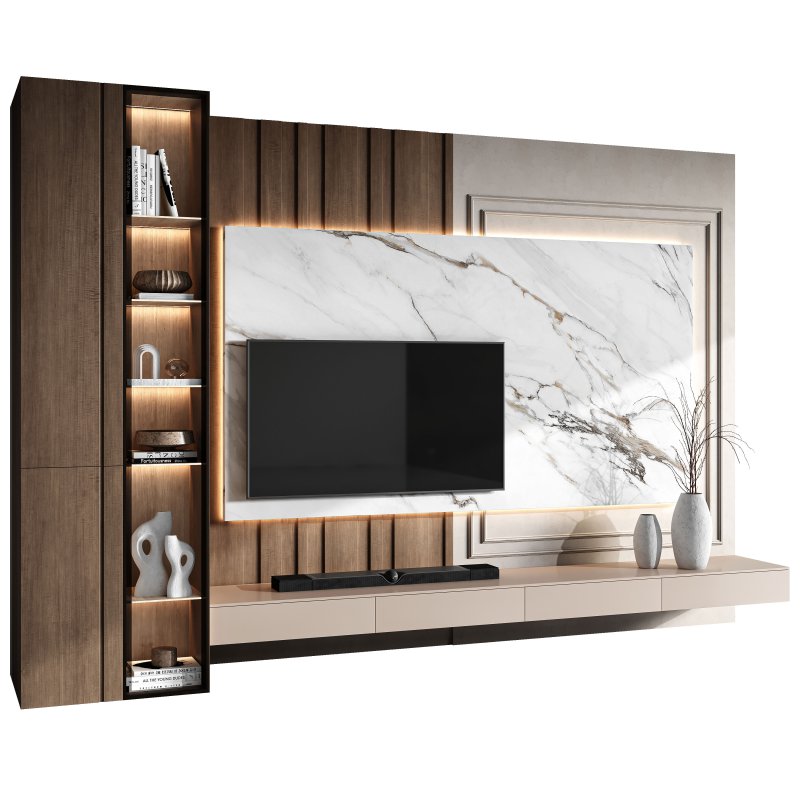 TV Wall-Set 01 - Image 2