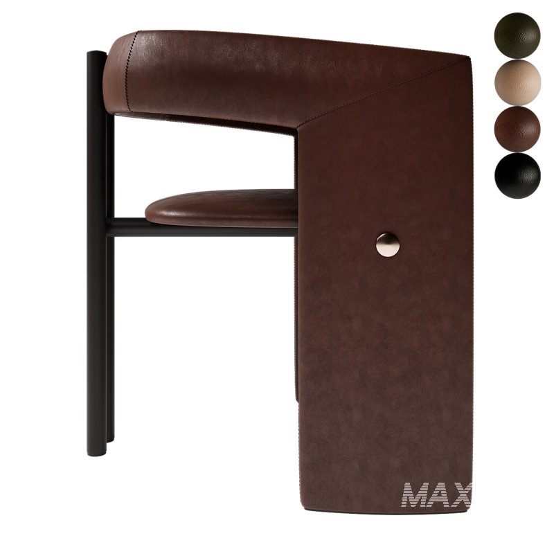Luca Stefano leather chair - Image 2