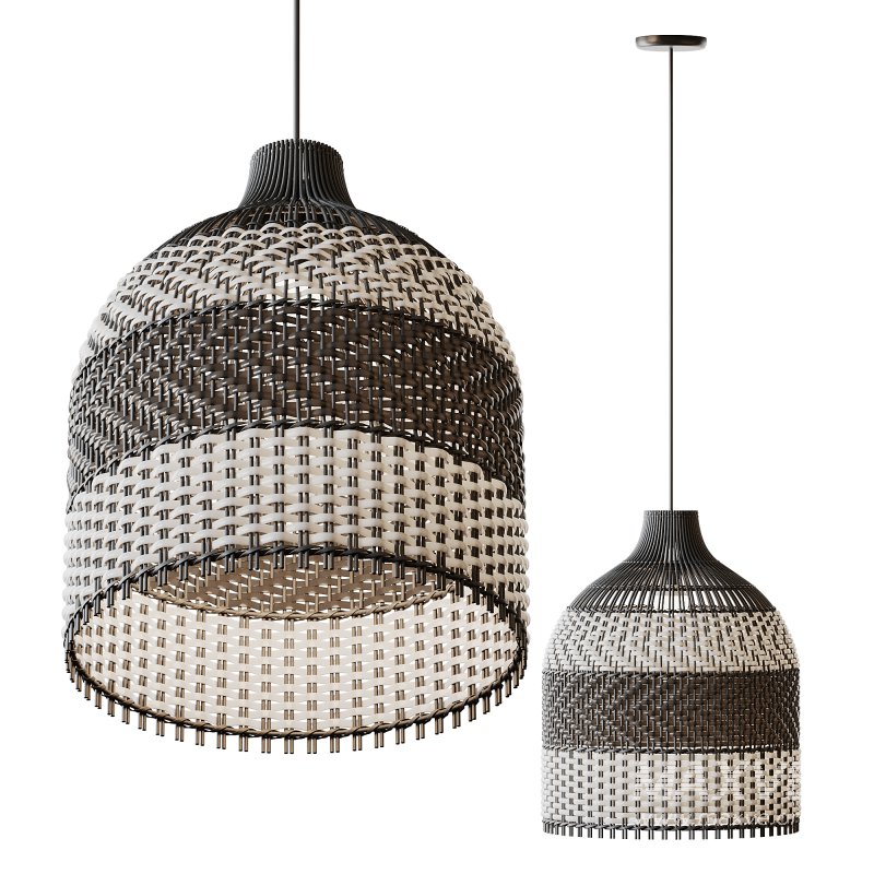 Contemporist Rattan Pendant Light Woven Light Fixture - Image 6
