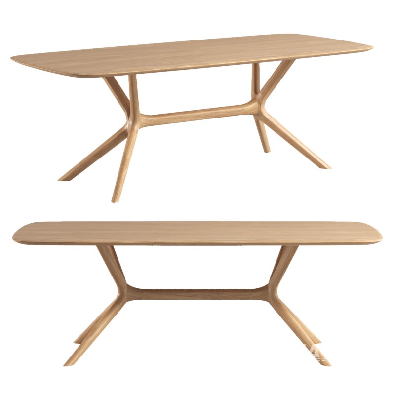 eye dining chair oak-x dining table - Image 8