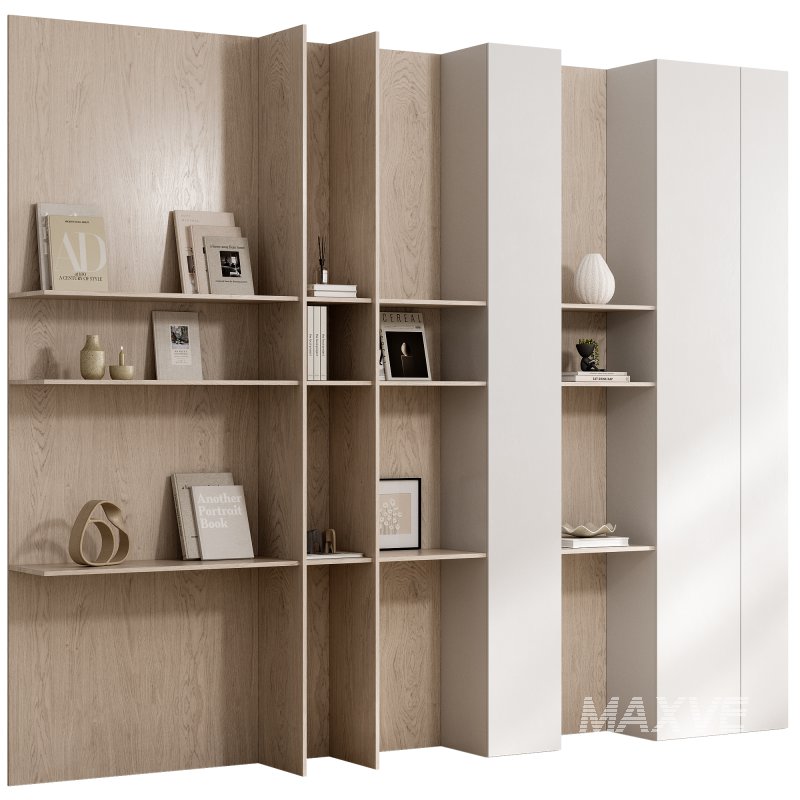 wooden Rack with decor 3 - Image 3